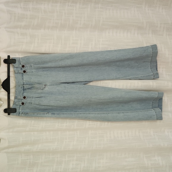 Poetry Indigo Cropped Trousers, Pale Denim - Picture 7 of 7